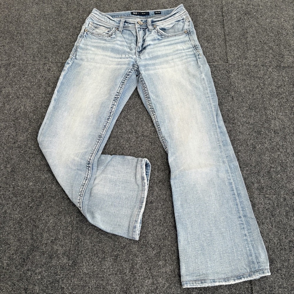 Buckle Jeans Mens 29x32 (Fits 29x28) Blue BKE Fulton Bootcut Denim Whiskers